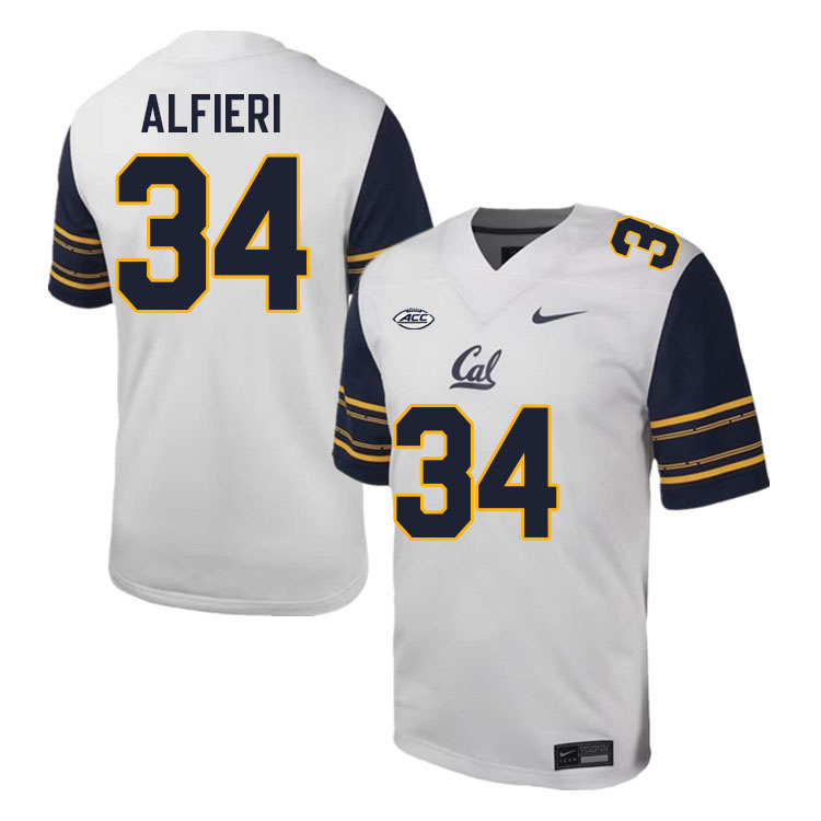 California Golden Bears #34 Andy Alfieri ACC Conference College Football Jerseys Stitched Sale-White